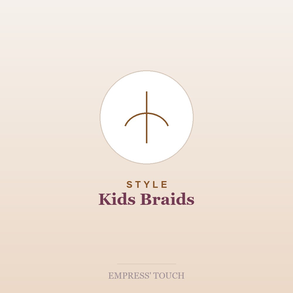 Kids braids style example (placeholder image)