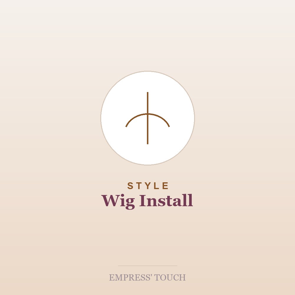 Wig install style example (placeholder image)